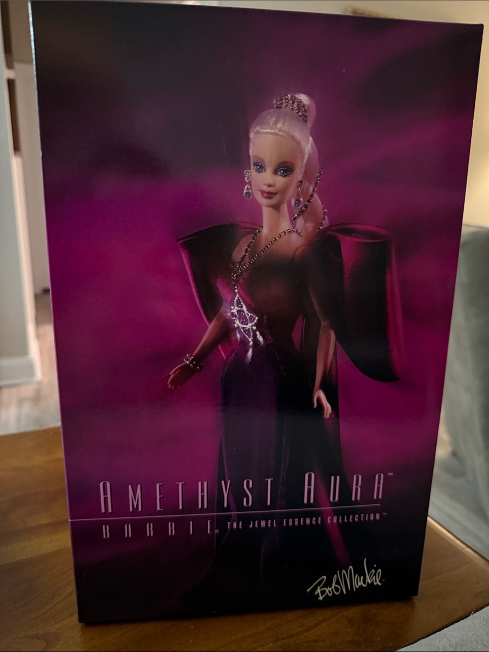 Amethyst Aura Barbie Bob Mackie Jewel Essence NRFB Collector Doll